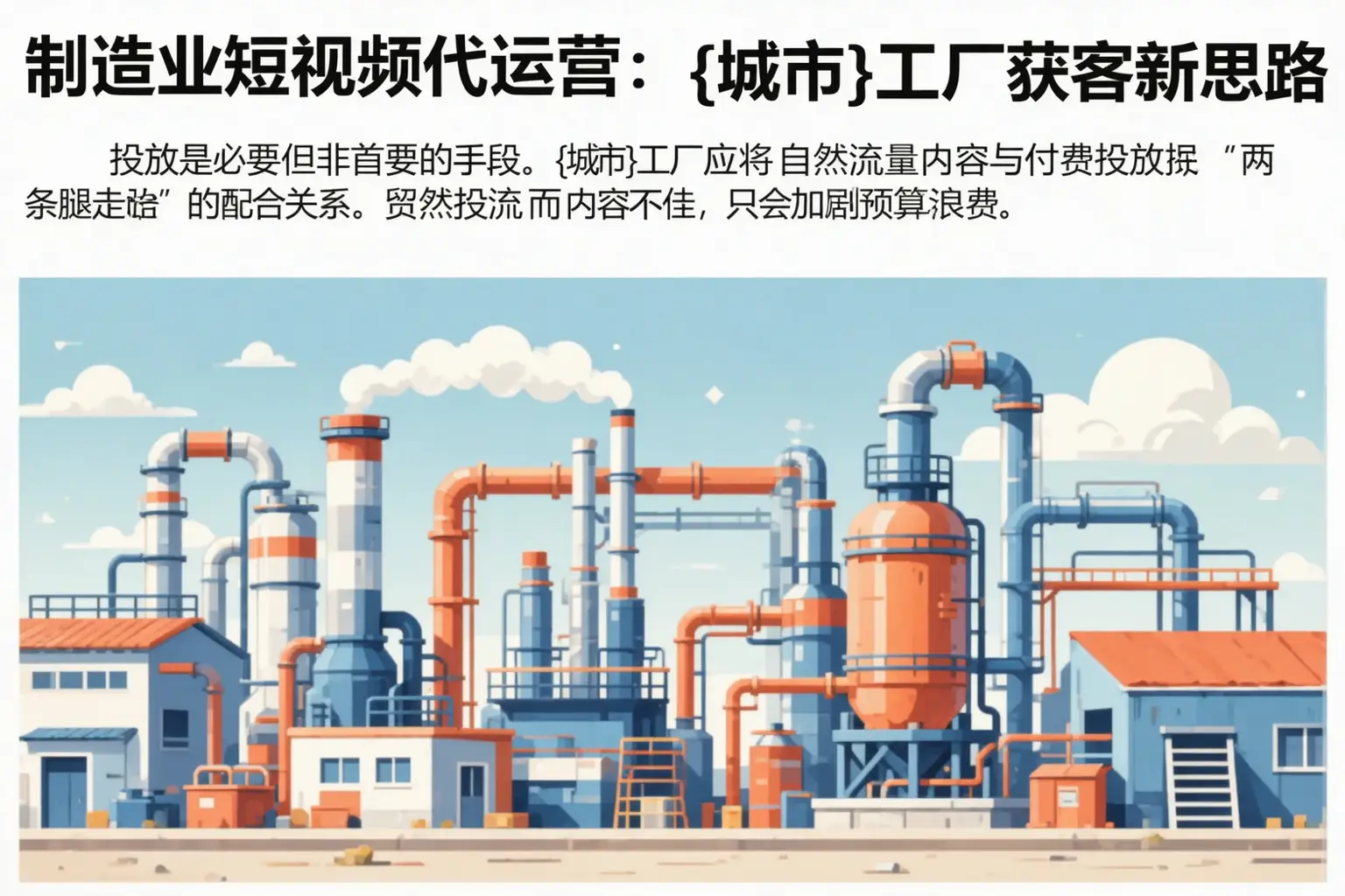 制造业短视频代运营：金平工厂获客新思路